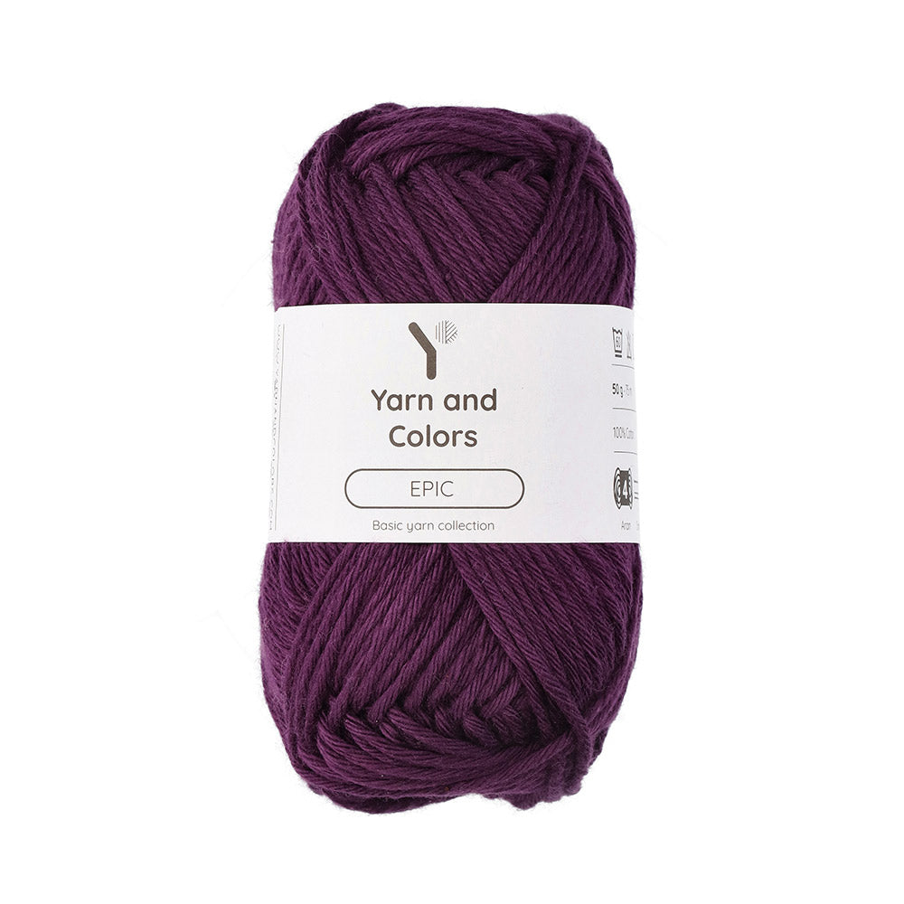 Yarn and Colors Epic 134 Eggplant