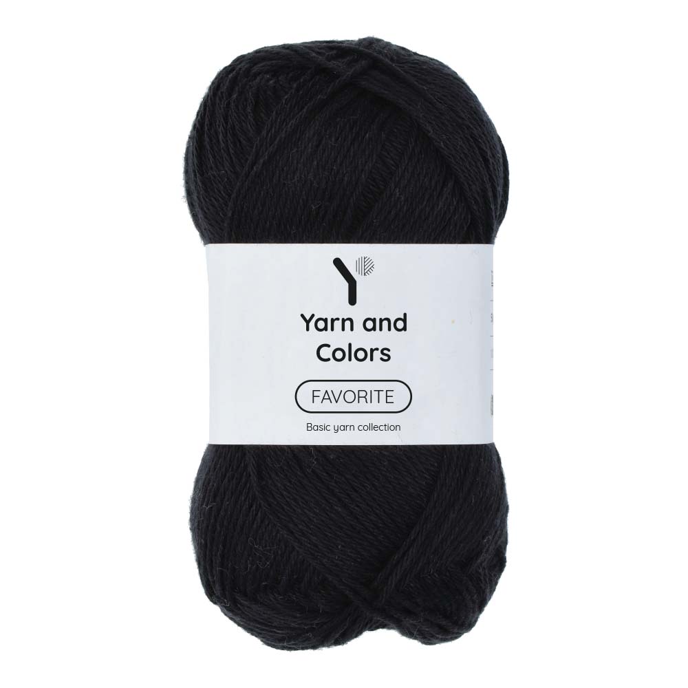 Yarn and Colors Favorite 100 Black