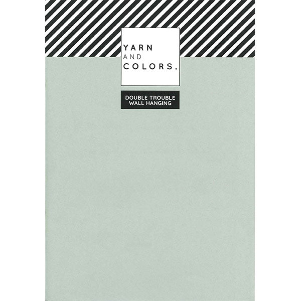Double trouble wall hanging — gemaakt met Yarn and Colors Mini Malistic WOW! Wall Hanging Booklet