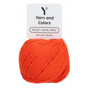 Yarn and Colors Must-have Minis 022 Fiery Orange