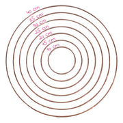 Yarn and Colors Rosé Metalen Ring 35 cm