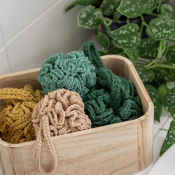Shower pouf — gemaakt met Yarn and Colors Shower Pouf Haakpakket (2)