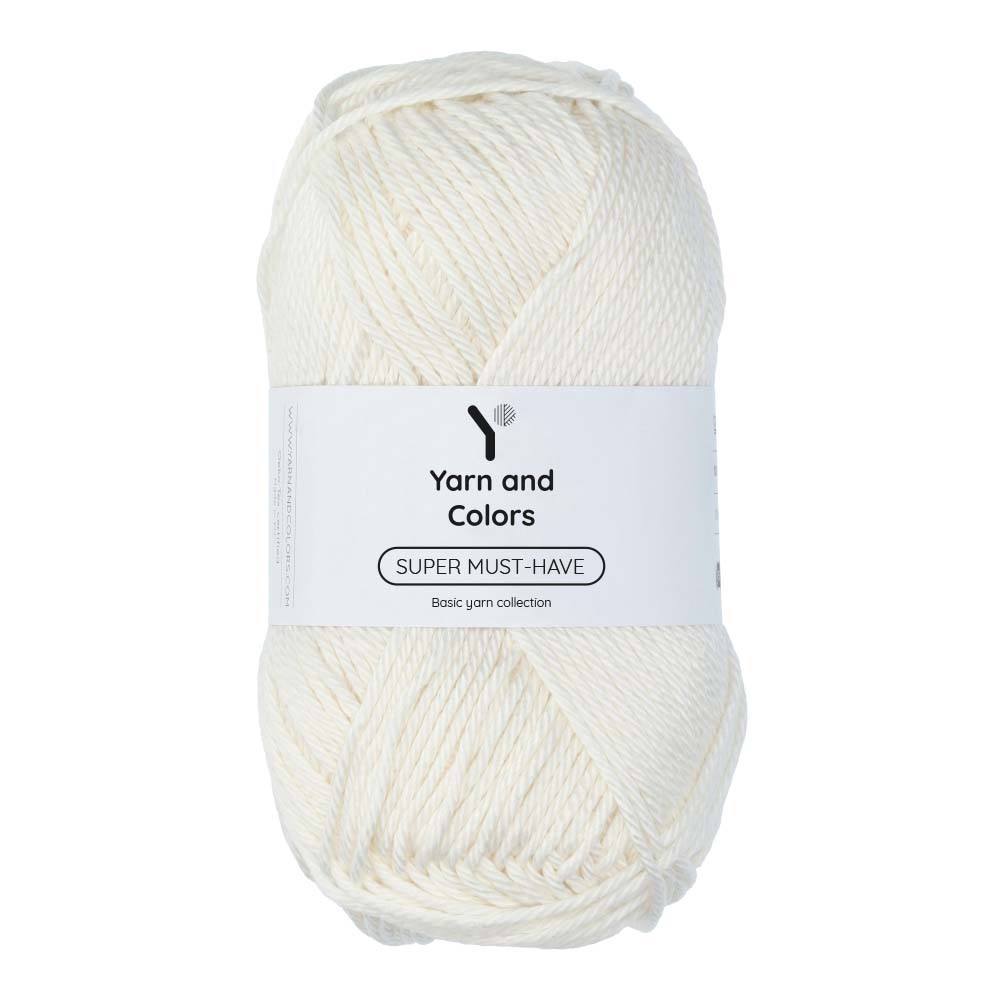 Yarn and Colors Super Must-have 001 White