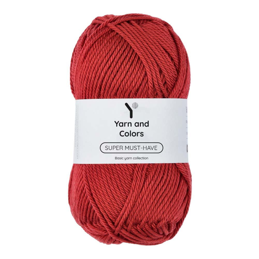 Yarn and Colors Super Must-have 030 Red Wine