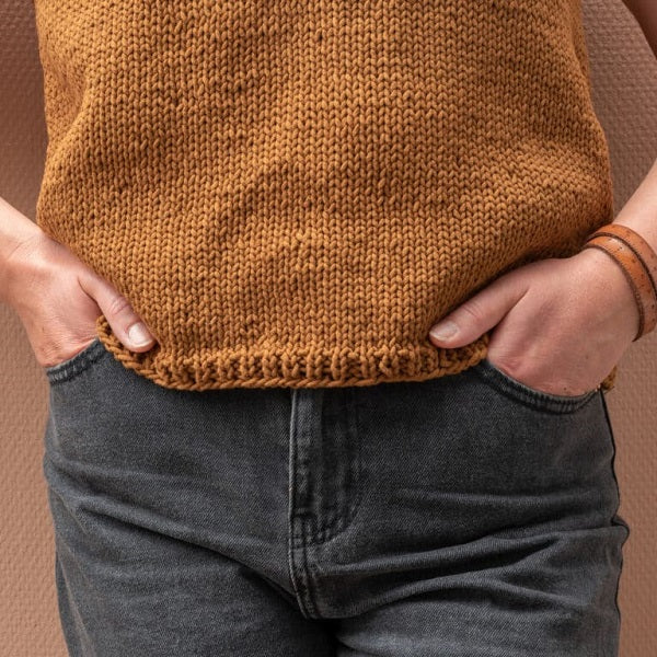 Tank top satay — gemaakt met Yarn and Colors Zen