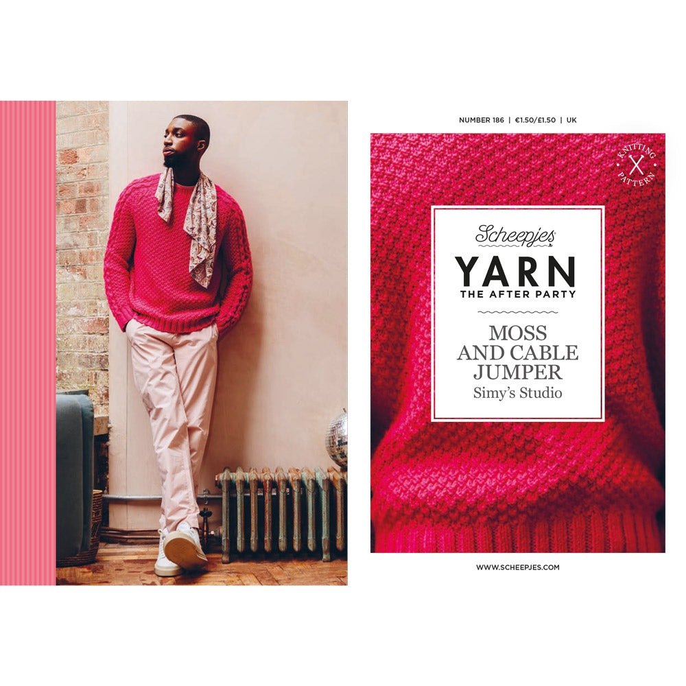 YARN The After Party nr.186 Moss and Cable Jumper UK