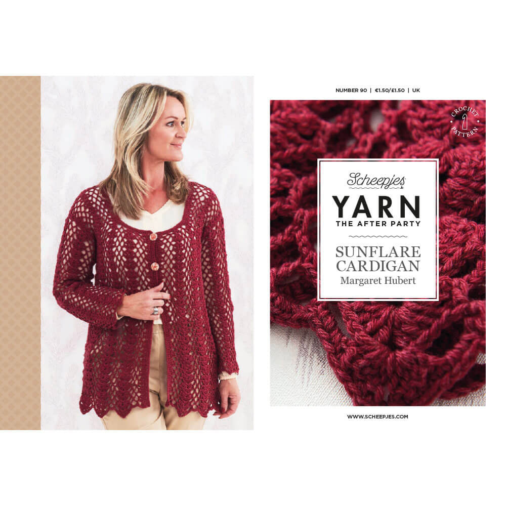 YARN The After Party nr.90 Sunflare Cardigan UK