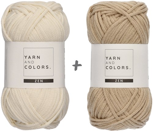 Yarn and Colors Basic Blanket Crochet Kit 009 Limestone-2