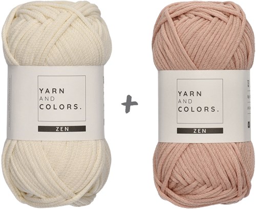 Yarn and Colors Basic Plant Baskets Crochet Kit 002 Cream-2