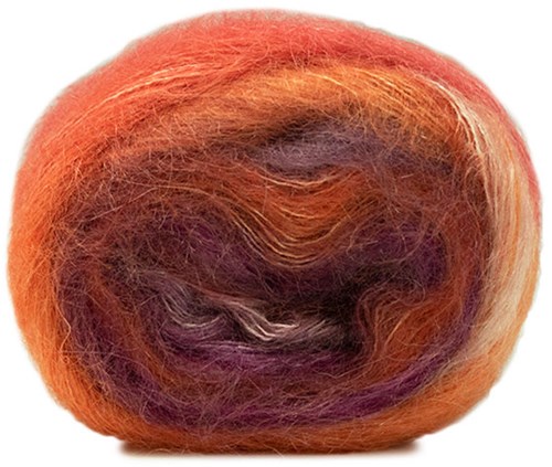 Rico Essentials Super Kid Mohair Loves Silk Print 005 Fire