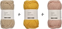 Yarn and Colors Sunset Stripes Sweater Crochet Kit 1 Mustard XXL-2