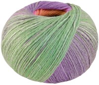 Lana Grossa Cotonella 011 Lilac/light blue/turquoise green/mustard/tomato/raspberry/orange/salmon