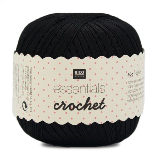 Rico Essentials Crochet 012 Black