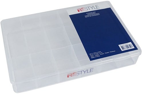 Restyle Storage box 26.7x18.5x4.5cm, 100% plastic