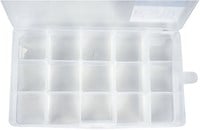 Restyle Storage box 17.3 x 10 x 2cm with 15 compartments-3