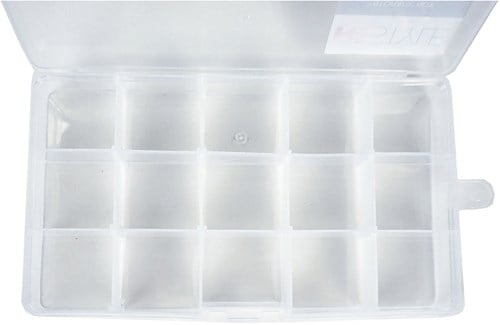 Restyle Storage box 17.3 x 10 x 2cm with 15 compartments-3