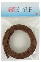 Restyle Leather Strap 120cm x 2 cm and 2.8mm thick 975 Dark Brown
