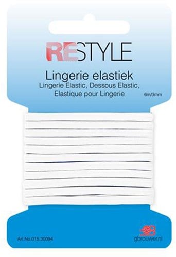 Restyle Lingerie Elastic 3 mm x 6 meters