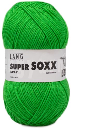 Lang Yarns Super Soxx 6-ply 016 Light green