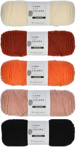 Dream Blanket 6.0 KAL Knitting Kit 01 Chestnut - Sunset - Rosé-2