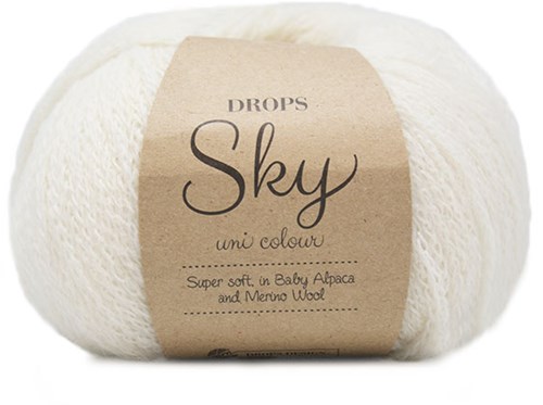 Drops Sky Uni Colour 001 White