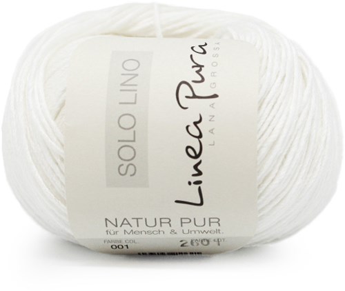 Lana Grossa Solo Lino 001 White