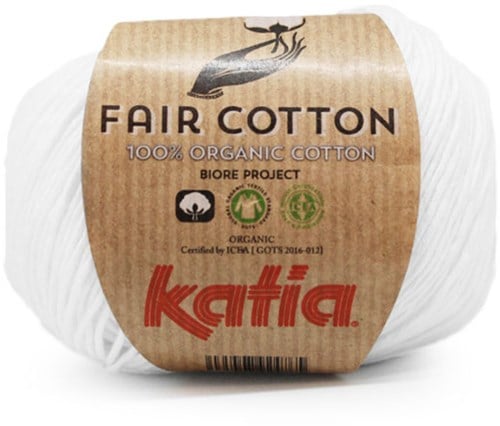 Katia Fair Cotton 001 White