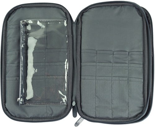 Durable double case for crochet-knitting needles 30x18x5cm-2