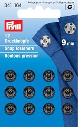 Prym Snap Fasteners black 9 mm