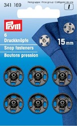 Prym Snap Fasteners black 15mm