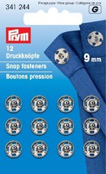 Prym Snap Fasteners silver 9mm