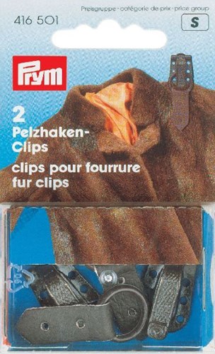 Prym Fur Clips Brown