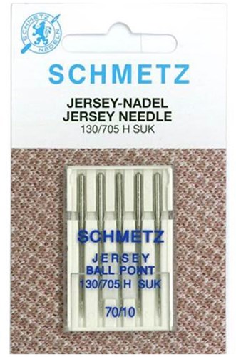 Schmetz Jersey Needles Size 70 - 1 x 5 Needles per card 001