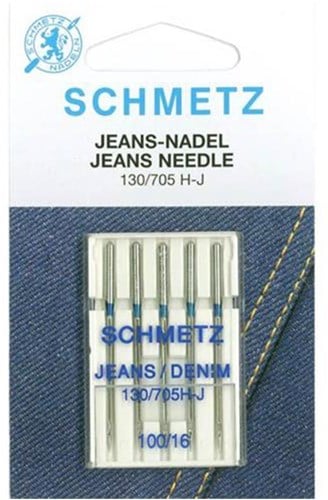 Schmetz Jeans Needles Size 90 - 1 x 5 Needles per card