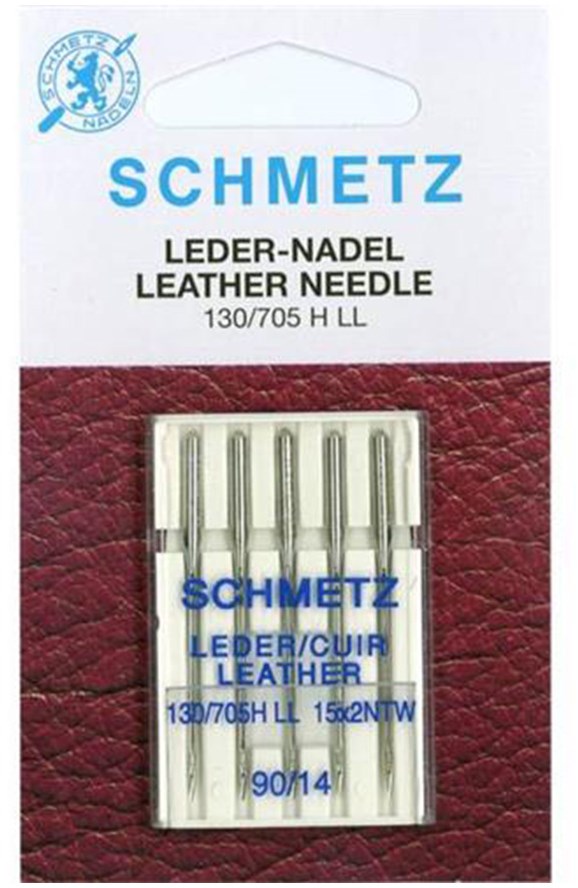 Schmetz Leather Needles Size 90 - 1 x 5 Needles per card