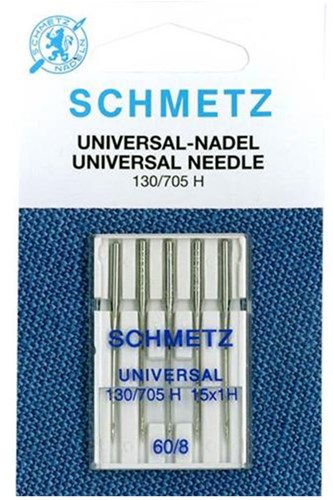 Schmetz Universal Needles Size 60 - 1 x 5 needles per card