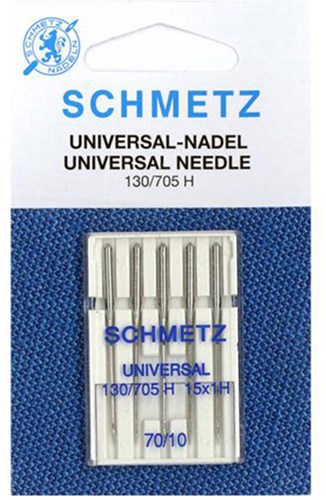 Schmetz Universal Needles Size 70 - 1 x 5 needles per card