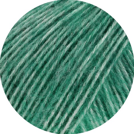 Lana Grossa Natural Alpaca Pelo 025 Petrol Melange-2