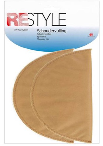 Restyle Shoulder Pads Set-In 10 mm Thick 886 Nude