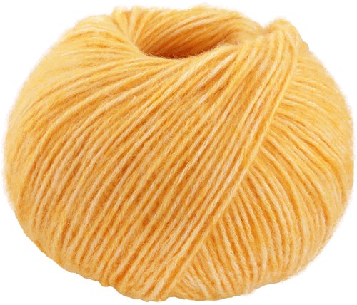 Lana Grossa Natural Alpaca Pelo 028 Egg-Yellow Melange