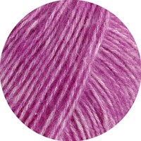Lana Grossa Natural Alpaca Pelo 029 Fuchsia Melange-2