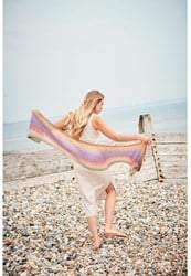 Knitting Pattern Creative Cotton Dégradé Lucky 8 Lace Scarf