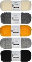 Dream Blanket 6.0 CAL Crochet Kit 02 Graphite - Mustard - Shark Grey-2