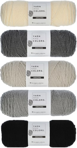 Dream Blanket 6.0 CAL Crochet Kit 03 Graphite - Birch - Shark Grey-2
