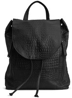 MUUD Gimo Black - Handmade leather backpack 38x39cm