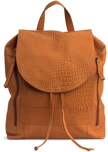 MUUD Gimo Whiskey - Handmade leather backpack 38x39cm
