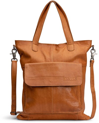 MUUD Arendal Whiskey - Handmade leather bag for craft projects 35x34cm