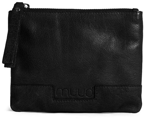 MUUD Wind Black - Handmade leather clutchHandmade leather clutch 16.5x23.5cm
