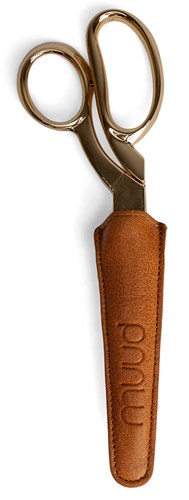 MUUD Etúi Whiskey - Handmade leather case for scissors 12x2x4cm