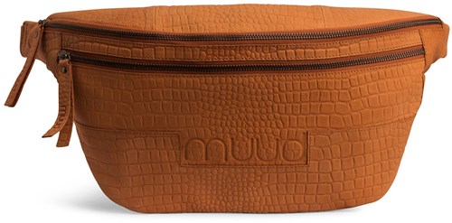 MUUD Vegas XL Whiskey - Handmade leather hip bag 21x48cm